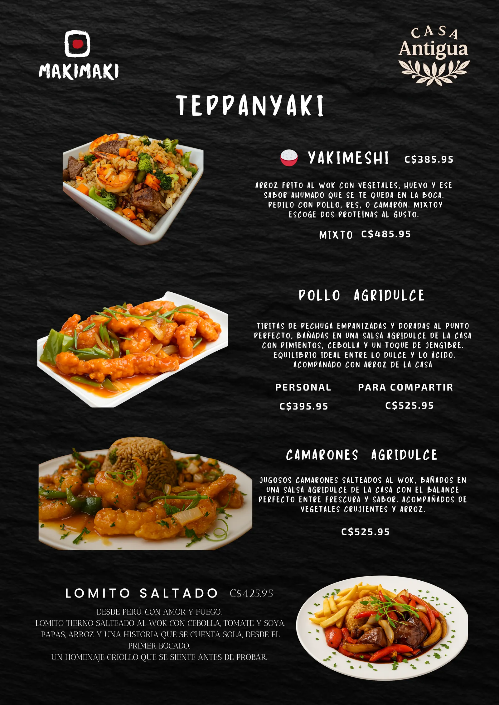 Maki Maki — Teppanyaki y Wok